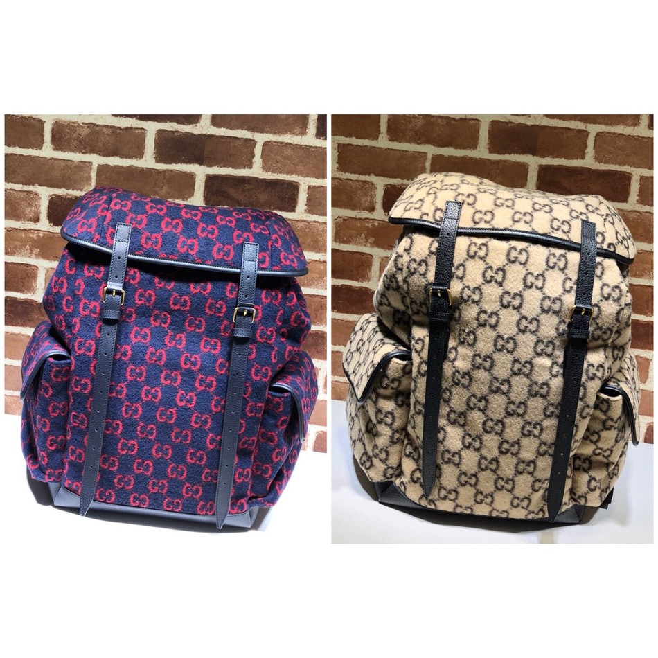 Gucci woolen backpack