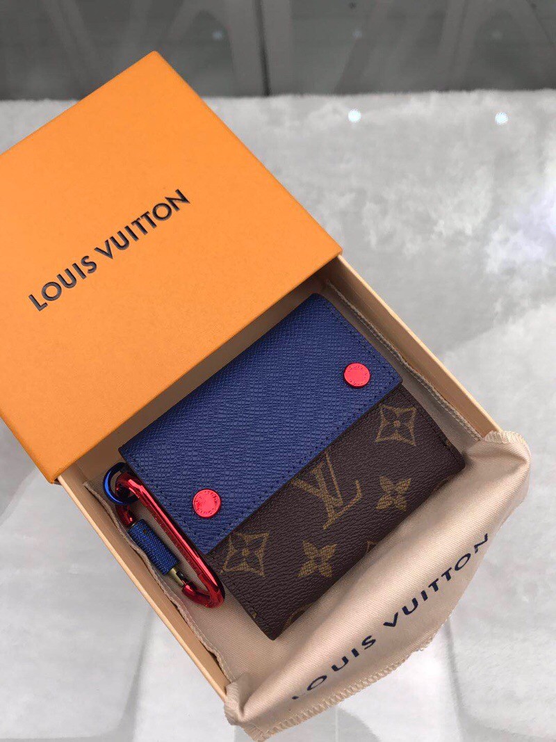 Louis Vuitton Compact Wallet 18Ss Limited With Carabina M63041