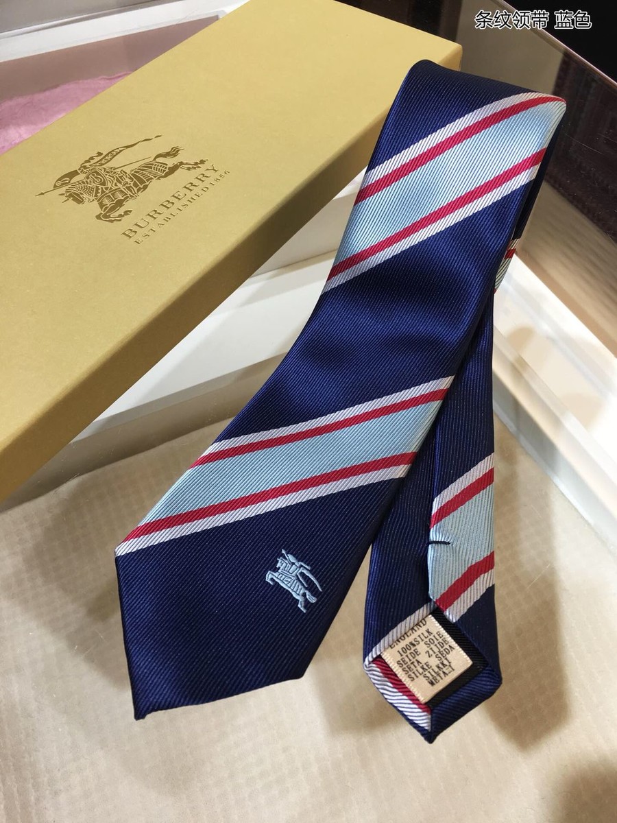 Burberry Jacquard silk striped tie