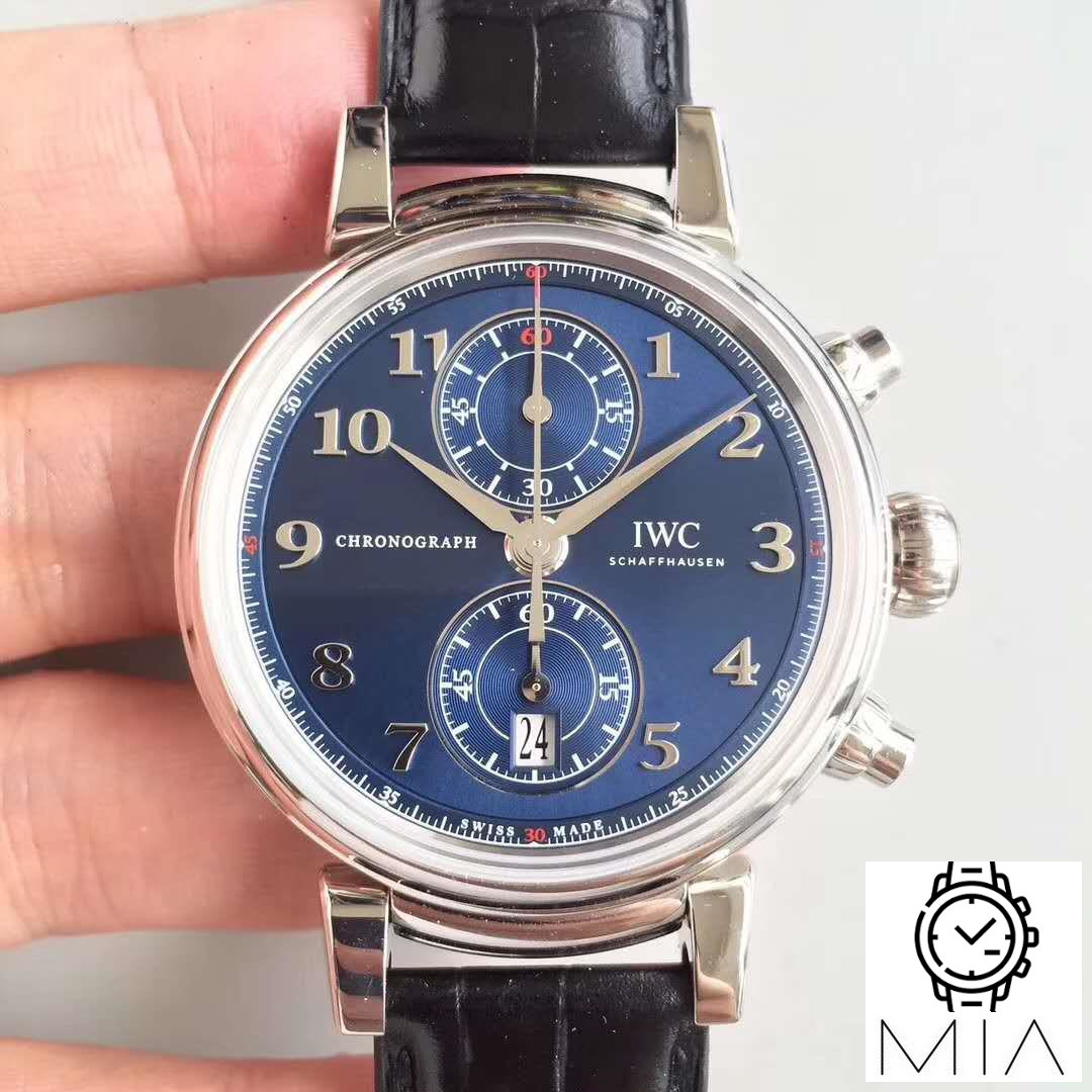 IWC Da Vinci Chronograph Edition Sport For Good Fundation IW393402 ZF Factory Blue Dial