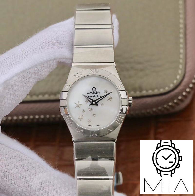 Omega Constellation Quartz Ladies 27mm TW Factory White Dial