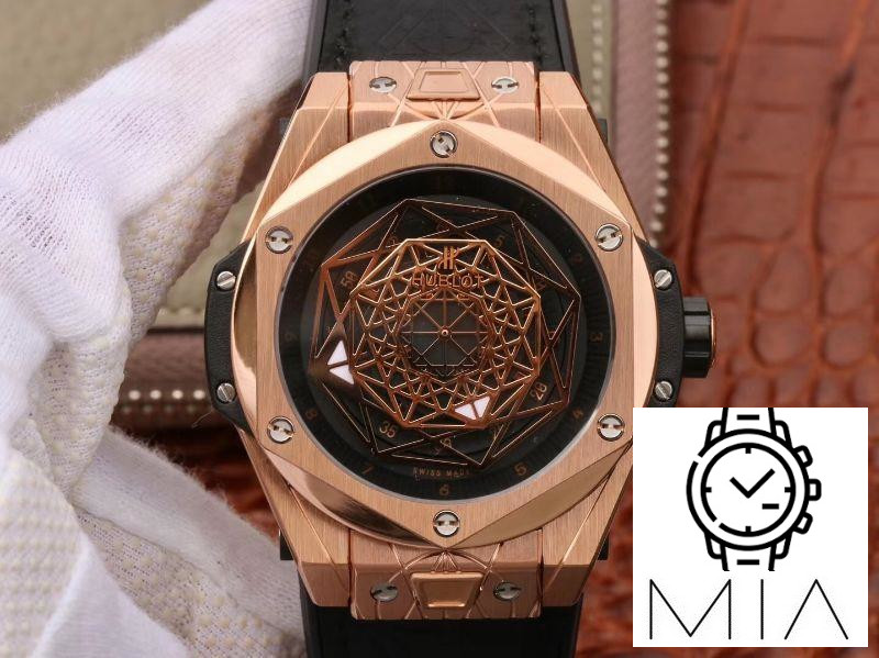 Hublot Big Bang Sang Bleu King Gold 415.OX.1118.VR.MXM17 TMF Factory Black Dial