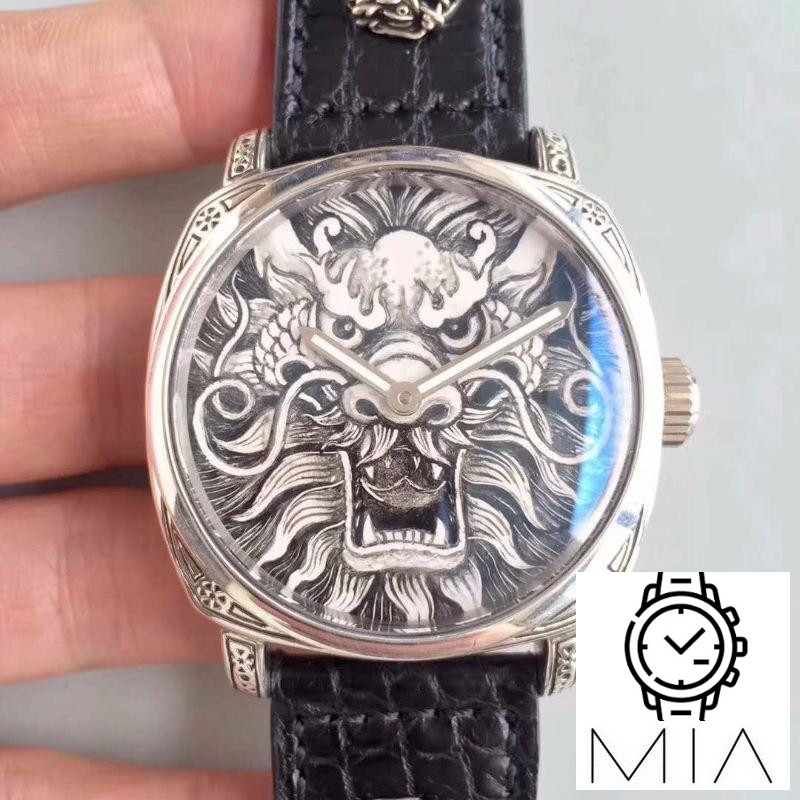 Panerai Radiomir FIRENZE Hand-Drawn Dragon Pattern Dial