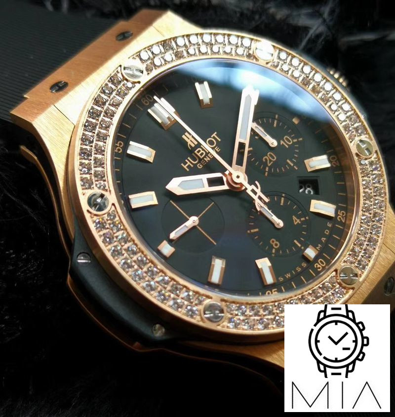 Hublot Big Bang 301.PX.1180.RX.1104 V6 Factory Rose Gold Diamond