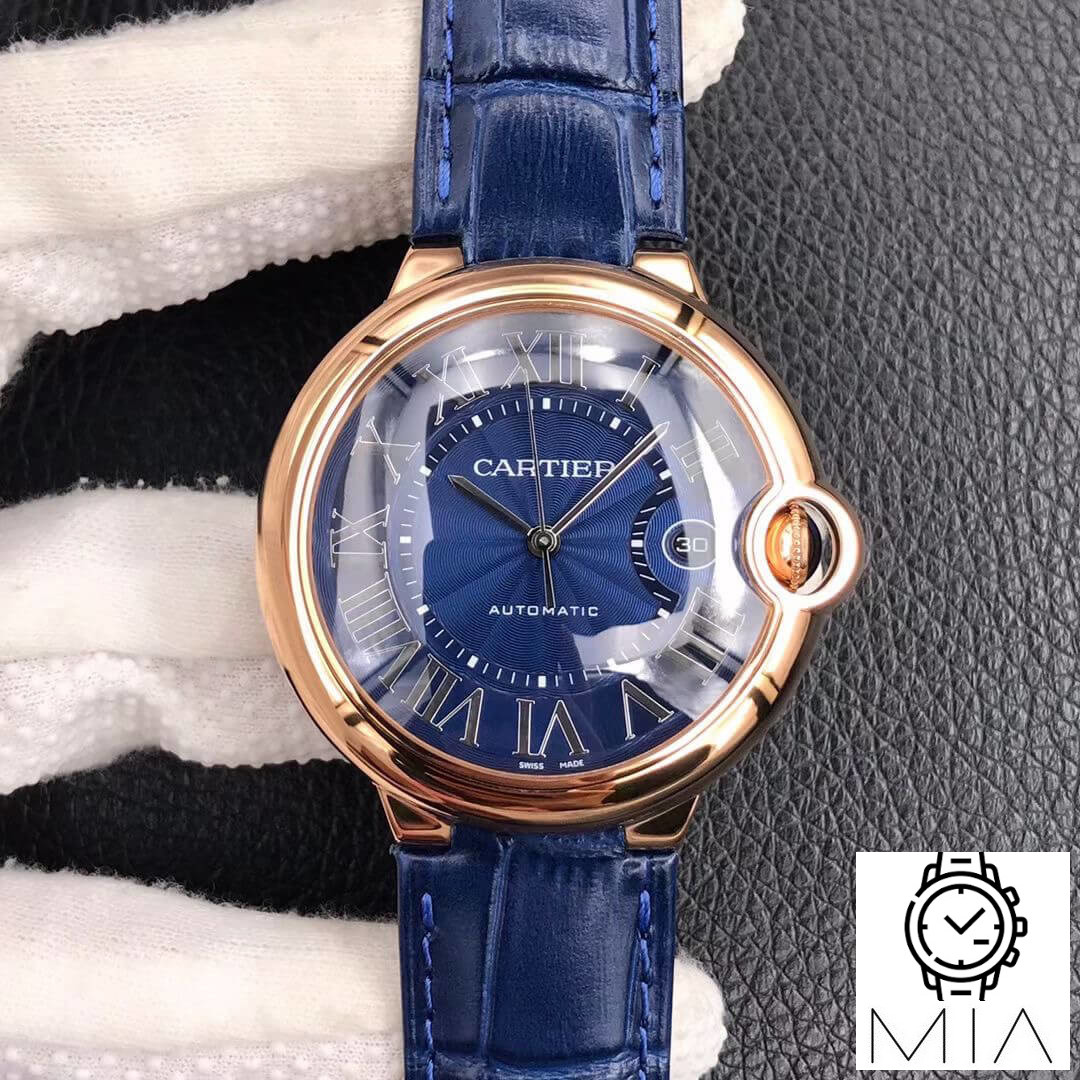 Ballon Bleu De Cartier 42MM WGBB0036 V6 Factory Blue Strap