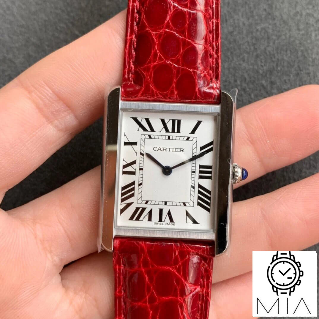 Cartier Tank W5200005 K11 Factory Stainless Steel Bezel