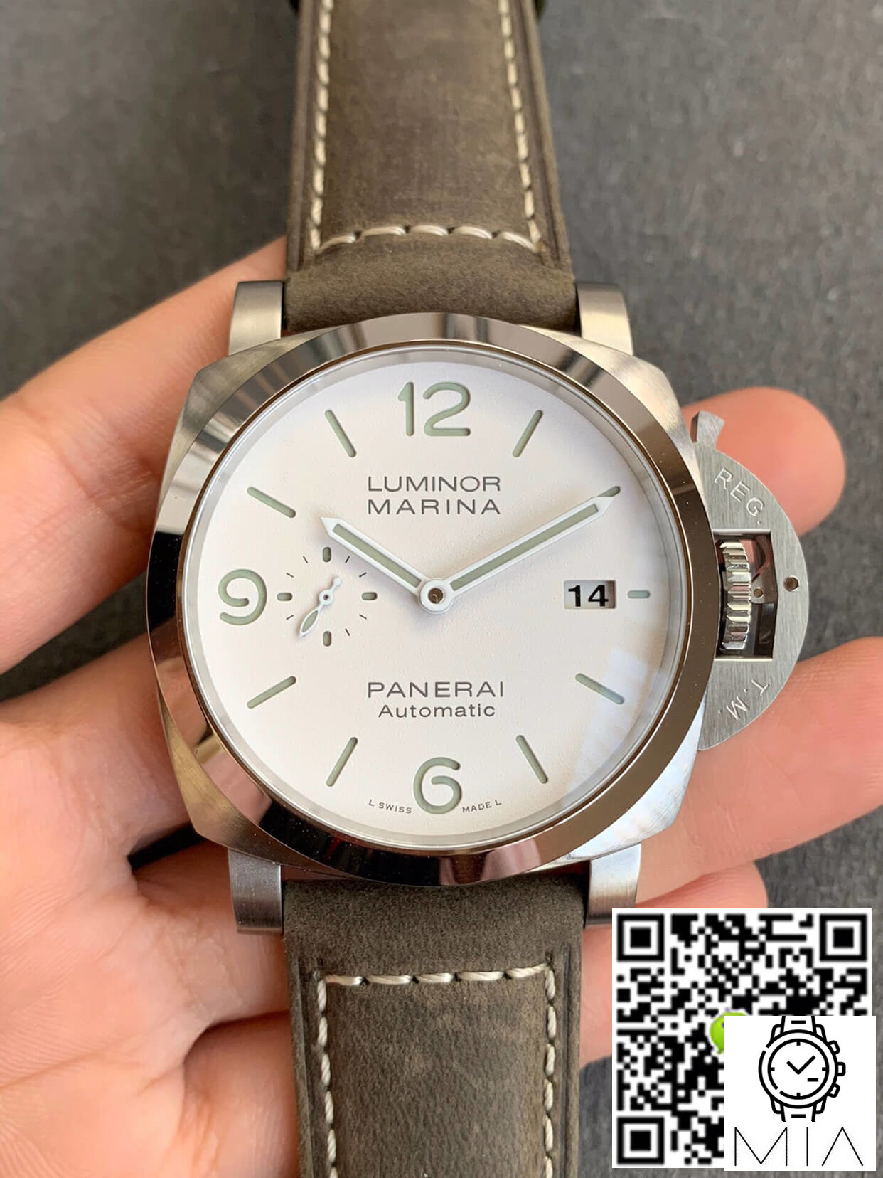 Panerai Luminor PAM01314 VS Factory Stainless Steel Bezel