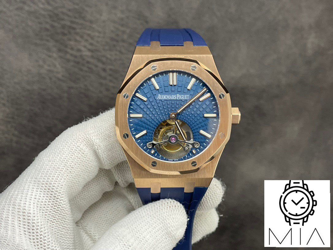 Audemars Piguet Royal Oak Tourbillon R8 Factory Blue Rubber Strap