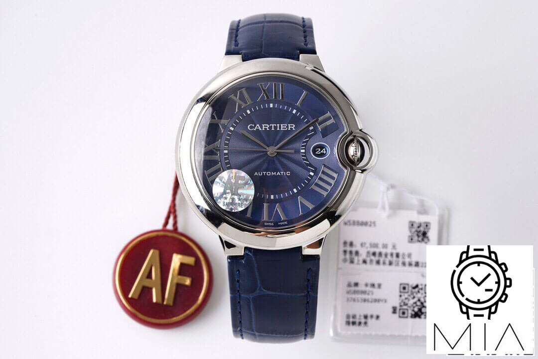 Ballon Bleu De Cartier 42MM WSBB0027 AF Factory Blue Strap