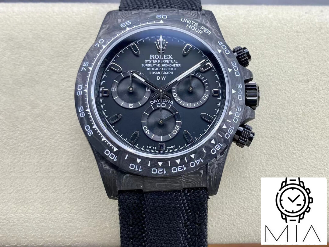 Rolex Daytona Cosmograph Diw Custom Version Noob Factory Black Dial