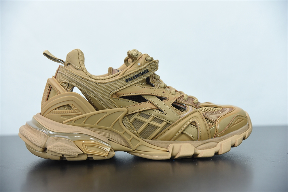 Balenciaga Track.2 Open Sneaker Camel