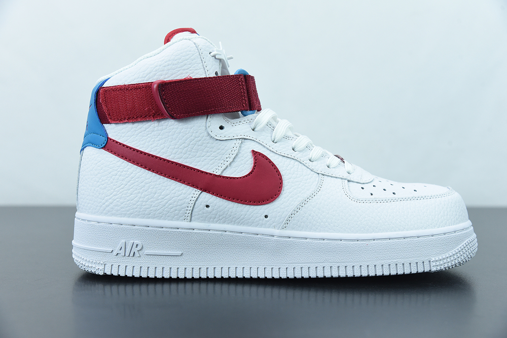Nike Wmns Air Force 1 High  White Team Red 