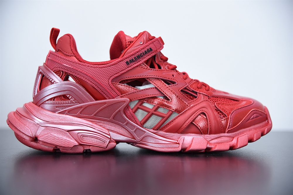 Balenciaga Track.2 Open Sneaker Pearl Red(With Video)