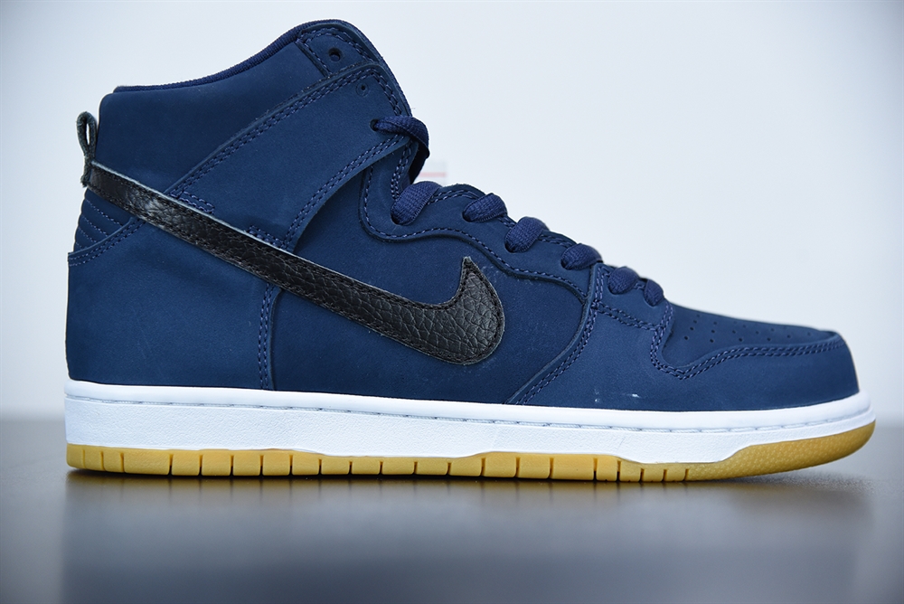 Nike Dunk SB High Orange Label Midnight Navy(With Video)