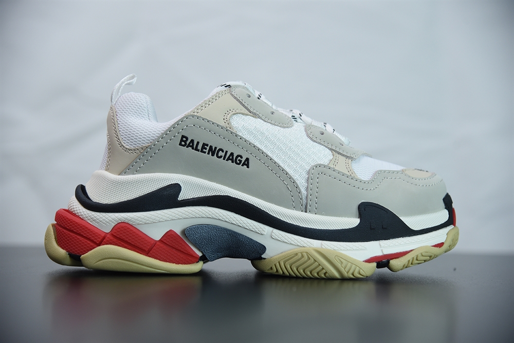 Balenciaga Triple S White/Red(With Video)